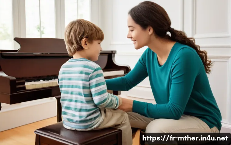 음악테라피사 취업 전 준비 사항 - **Prompt 1: Empathetic Connection in Music Therapy**
    "A heartwarming and intimate scene inside a...