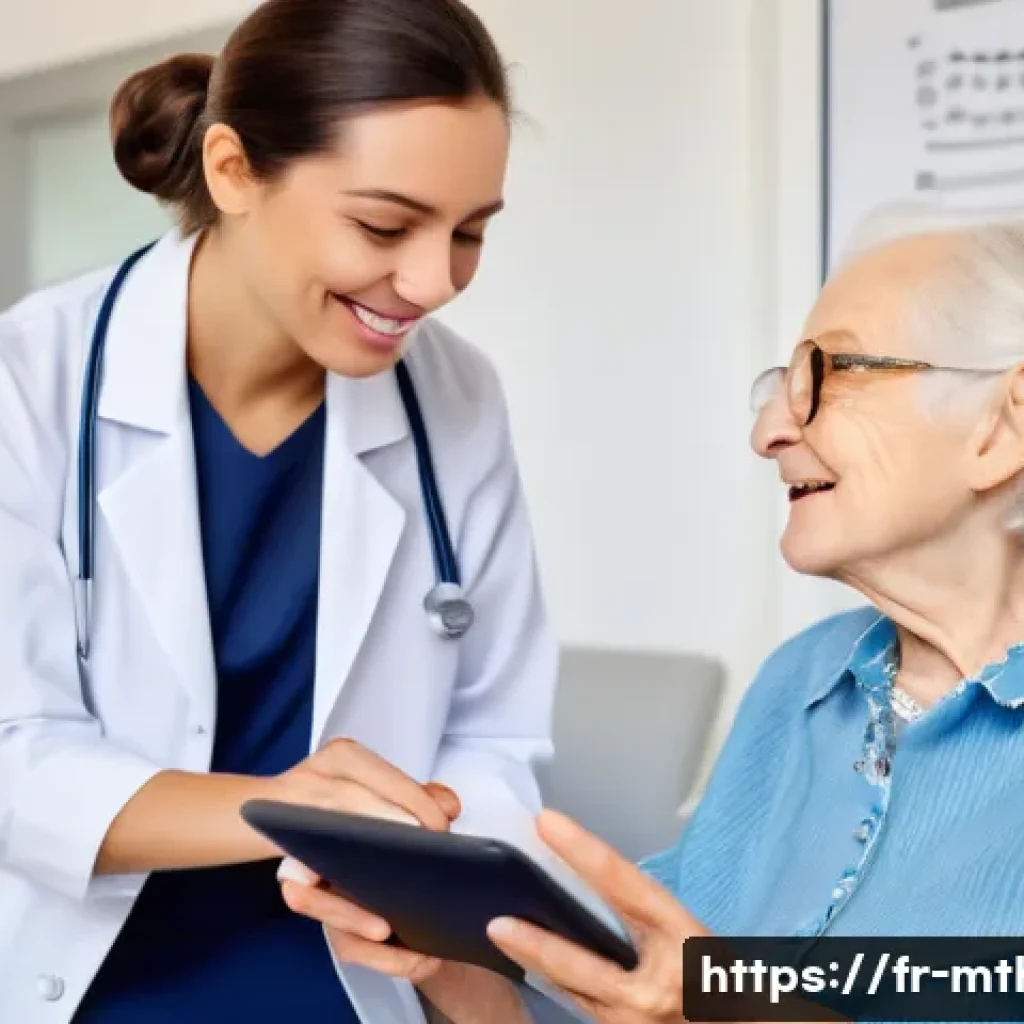 음악테라피사 자격증 갱신 - A professional music therapist in a modern French healthcare facility, dressed in smart casual attir...