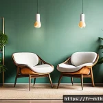 Home 19 음악테라피사 직무 스트레스 - A serene therapy office interior designed for emotional well-being: soft, warm lighting with dimmed ...